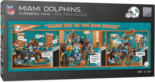 Vista 25 de YouTheFan NFL Game Day in The Dog House - Rompecabezas de 1000 piezas