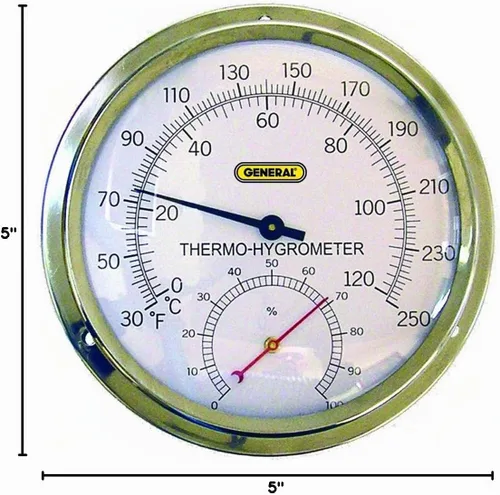 Vista 3 de General Tools Termo-higrómetro analógico de alta temperatura A600FC