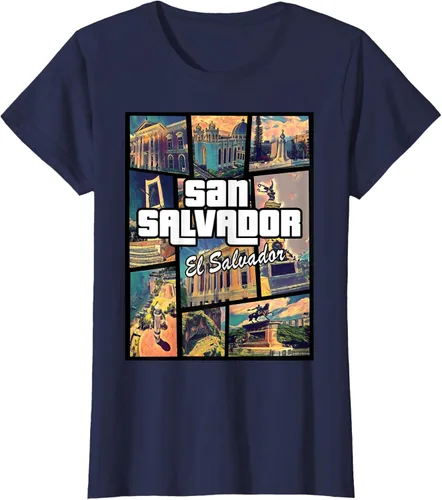 Vista 39 de Camiseta Orgullosa de San Salvador Capital El Salvador