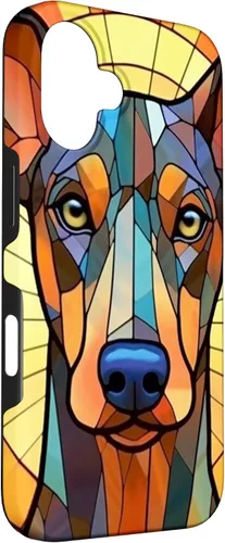 Vista 3 de Funda para iPhone 16 Doberman Dog