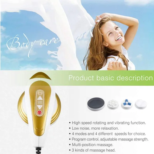 Vista 2 de ALisasin Masajeador de celulitis de mano 3D masajeador corporal eléctrico celulitis para brazo, pierna, cadera, vientre, masajeador profesional