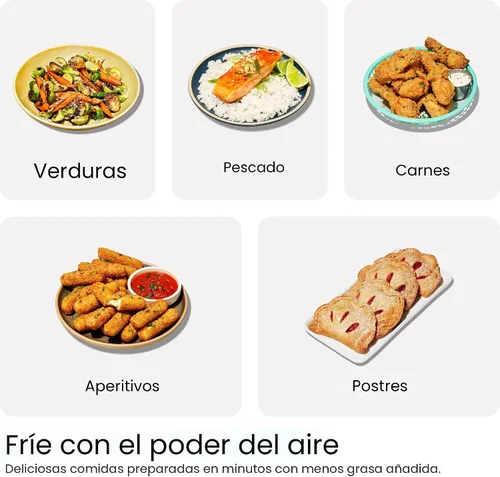 Vista 3 de Chefman Freidora de Aire de Doble Canasta de 6 Cuartos - Pantalla Táctil Digital, Smart Sync Finish, Hi-Fry, Apagado Automático, 2 Canastas de Freír