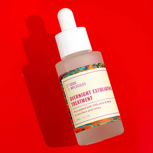 Vista 7 de Good Molecules Tratamiento exfoliante nocturno - Exfoliante facial con fórmula ligera AHA y BHA - Minimizador de poros, cuidado facial de la piel