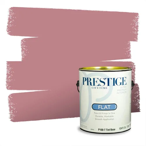 Vista 575 de Prestige Paints Pintura exterior e imprimación en uno, 1 galón, plano, coincidencia comparable de Valspar* Amber Rose*