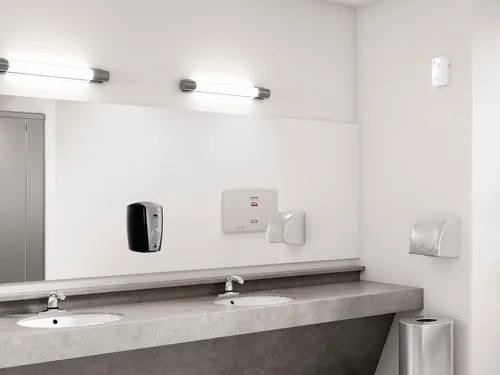 Vista 6 de Technical Concepts n.° 750411 dispensador de espuma automático para montaje de pared, 1100 ml, negro/cromado, 5.25" de largo x 5.18" de ancho x Cromo