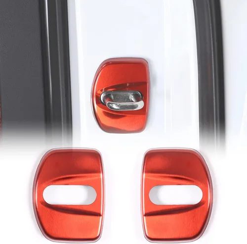 Vista 8 de CHEAYAR Cubierta protectora para cerradura de puerta de automóvil compatible con Chevrolet Corvette C8 2020-2023, cubiertas de bloqueo de puerta