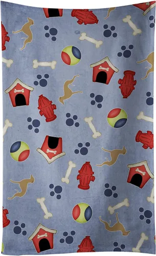 Vista 70 de Caroline's Treasures BB3948KTWL Affenpinscher Dog House Collection - Toalla de cocina para invitados, toalla de baño decorativa para cara, té, paño