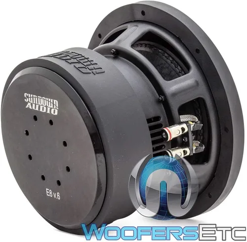 Vista 3 de Sundown Audio E-8 V.6 D4 8" 300W Dual 4-Ohm Serie EV.6 Subwoofer