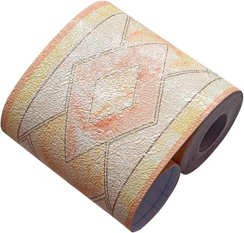Vista 9 de Creation Core - Cenefa autoadhesiva e impermeable para pared con diseño 3D de mosaicos, 4.2 x 196.8 pulgadas, Blanco