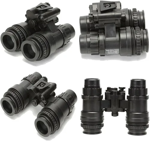 Vista 2 de Aetheria PVS15 - Gafas de visión nocturna binocular de doble tubo, dispositivo para caza táctica, accesorio de cosplay (negro)