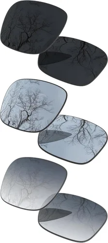 Vista 17 de ToughAsNails Set of 3 Polarized Replacement Lenses for Oakley Fuel Cell OO9096 Pack
