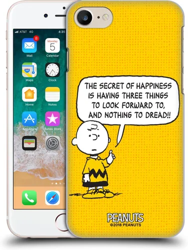Vista 32 de Carcasa rígida para iPhone 7 y iPhone 8, diseño de cacahuetes, color marrón