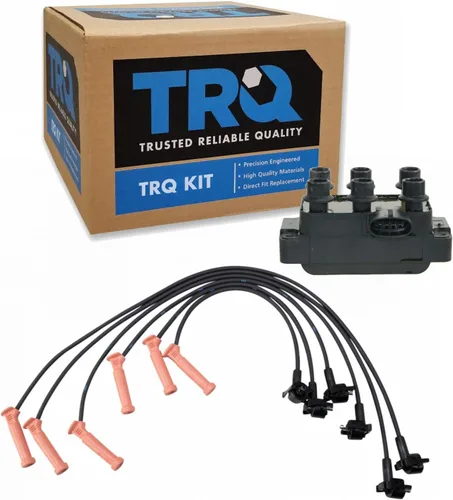 Vista 10 de Kit de Bobina de Encendido TRQ de 2 Piezas Compatible con Hyundai Tucson 2005-2009, Kia Sportage 2005-2010