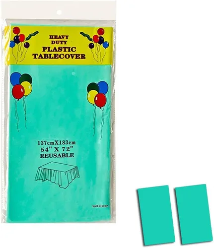 Vista 14 de Paquete de 4 manteles de plástico desechables de plástico para barbacoa, picnic, cumpleaños, bodas, fiestas, impermeables, a prueba de aceite, Negro