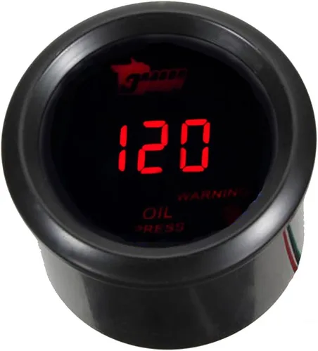 Vista 13 de ESUPPORT Medidor digital de turbo boost para coche de 2" (52mm) con luz LED roja PSI