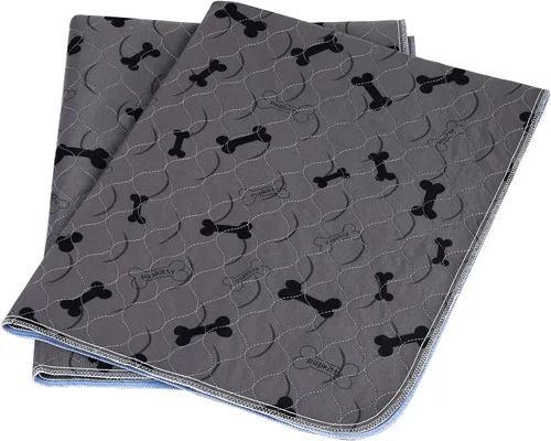 Vista 10 de Almohadillas lavables para orina de perros con guantes de aseo gratuitos, tapetes antideslizantes para perros con gran absorción de orina