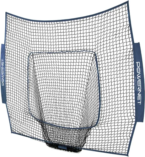 Vista 25 de PowerNet 7x7 FT Baseball & Softball Net Replacement Parts, Replace 7x7 FT Frame, Net Only or Carry Bag, Metal Frame and Fiberglass Poles, Durable