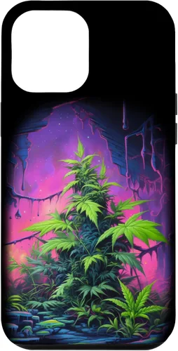Vista 26 de 420, Colorful Weed Phone Accessory, Pink, Green & Purple Case for iPhone 16