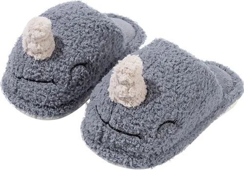 Vista 5 de T Strap Sandals for Girls Fashion Cute Autumn and Winter Girls Boys Slippers Flat Bottom Fuzzy Girl Slippers