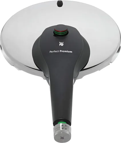 Vista 3 de WMF Perfect Premium - Olla a presión (6,5 L, 8.7 in), acero inoxidable, transparente, 8.7 in