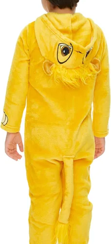 Vista 5 de Disney Mono de cosplay con cremallera Simba de Rey León para recién nacido a bebé