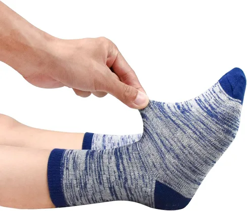 Vista 4 de Calcetines para niños calcetines de tobillo para niños pequeños y niñas 1-14 años 12 pares de calcetines atléticos de media amortiguación