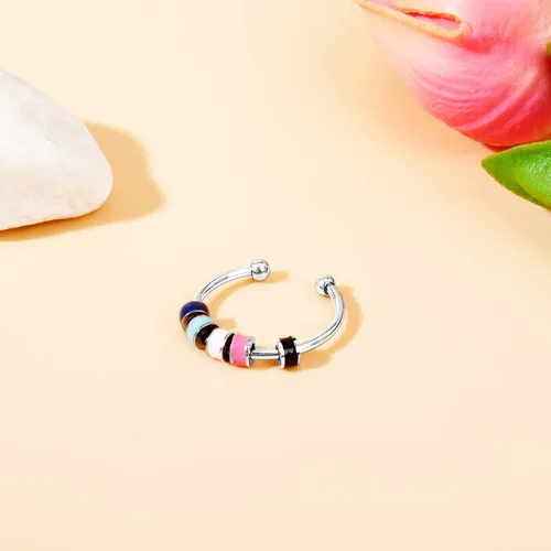Vista 9 de Regalos para hija de mamá, anillo de circón de doble onda, anillos de madre e hija, artículos de moda, regalos de cumpleaños, Navidad, 2025
