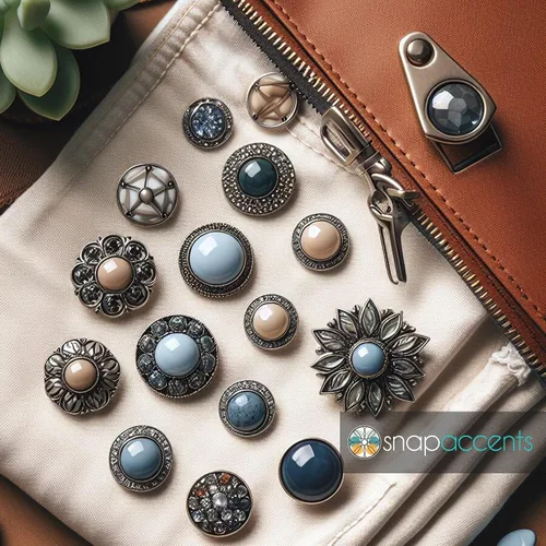 Vista 4 de Flower Snap Jewelry Ginger Charm 20MM Rhinestone Daisy Windmill Botón Se adapta a pulseras personalizadas, collares
