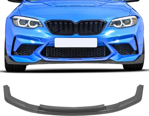 Vista 42 de SCITOO Alerón de borde de parachoques delantero mate negro para Ford Focus ST años 2013-2014 - Spoiler frontal de polipropileno