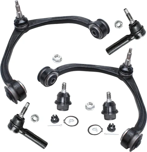 Vista 56 de Detroit Axle - Kit de extremo delantero para Chrysler 300 Dodge Charger 2011-2023 Challenger, 2 Lower Rearward Control Arms 2 Outer Tie Rods 2