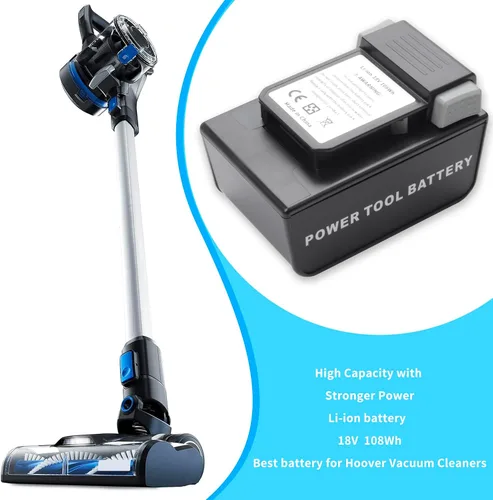 Vista 3 de 108WH - Batería de repuesto para aspiradora inalámbrica Hoover OnePwr BH15030 BH15260 BH25030 BH25040 BH53310 BH53420PC BH53352V2 BH53357VB BH57205