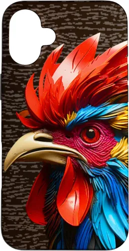 Vista 23 de Funda para teléfono iPhone XR Gallo Gallo de granja Animal Art Rooster