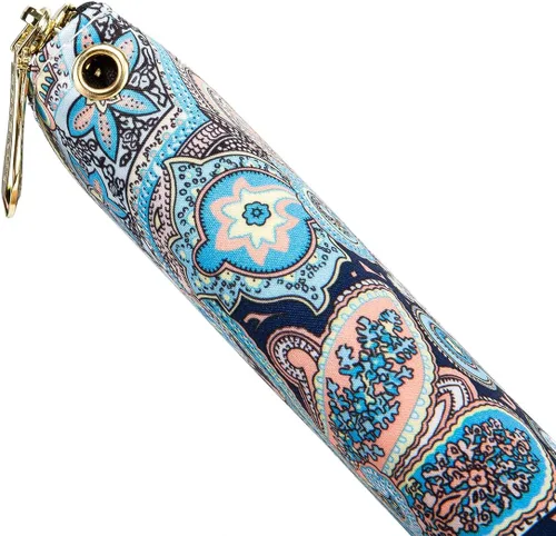 Vista 179 de Cartera de mano para mujer, estilo bohemio, con RFID, elegante, espaciosa con correa para viajes, capacidad para tarjetas, teléfono, dinero