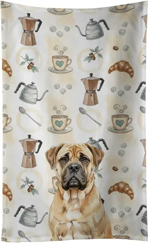 Vista 147 de Caroline's Treasures Afghan Hound - Toalla de cocina para barra de café, terciopelo frontal y lazo de algodón, lavable a máquina Sabueso afgano