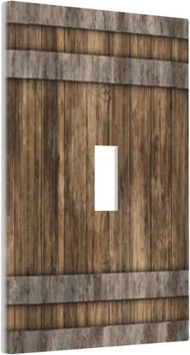 Vista 111 de Placa de pared de 1 cuadrilla, diseño de playa, océano, amanecer, mar, atardecer, cubierta de interruptor de luz en blanco, decorativo, sin