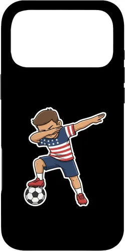 Vista 22 de Dab, Patriotic American Flag Player Case for iPhone 17
