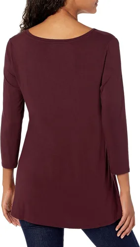 Vista 3 de Tienda Essentials - 2 Camisetas de manga 34 con cuello en V para mujer