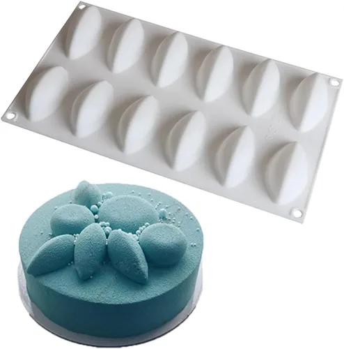 Vista 14 de Molde de encaje de hojas huecas 3D para fondant, molde de múltiples hojas y flores para dulces, chocolate, azúcar, decoración de pasteles, parte