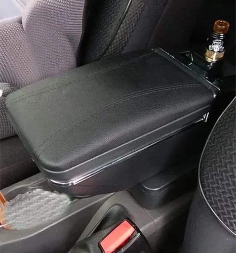 Vista 8 de Compatible con Caja de Almacenamiento de Brazo de Consola Central del Coche Nissan Sunny/March Micra K13/Nissan Versa Almera Sedan solamente/Nissan