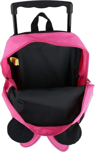 Vista 5 de Minnie Mouse Mochila rodante Softside de 14 pulgadas Rosado Mochilas de viaje