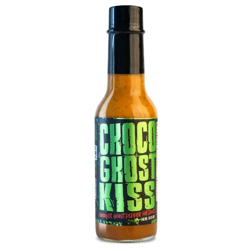 Vista 9 de Hot Sauce Chile Lengua de Fuego (paquete de 1, anillo de fuego) - Salsa ultra caliente de Carolina Reaper con miel, ron, eneldo y ajo