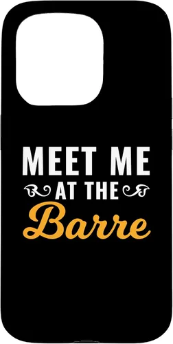 Vista 14 de Ballet Meet Me at The Barre for Ballerina Trainer Dancing Case for iPhone 16