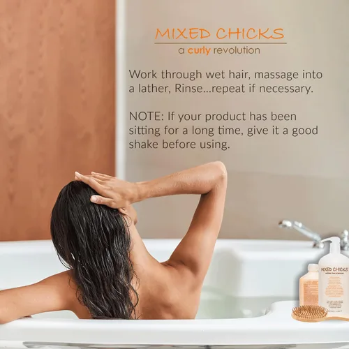 Vista 6 de Mixed Chicks Champú sin sulfato para cabello teñido y tratado químicamente, 10 onzas líquidas