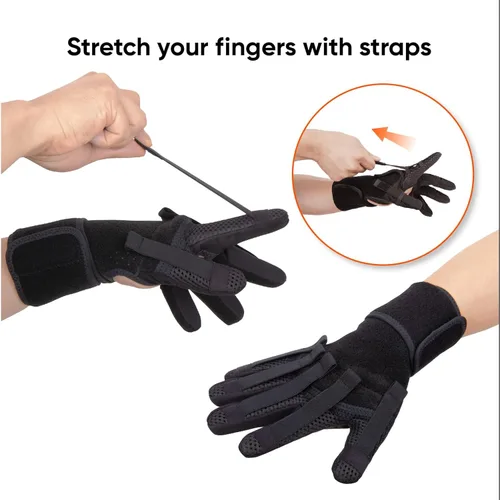 Vista 3 de Neofect Férula para dedos espásticos para dedos espásticos, equipo de recuperación de accidente cerebrovascular, ejercitador de dedos, fortalecedor