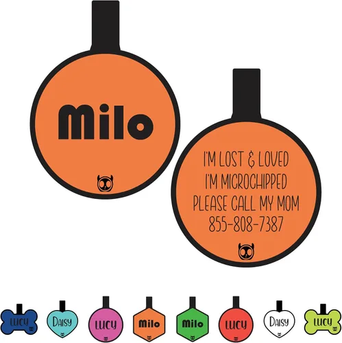 Vista 18 de Etiqueta de gato silenciosa de silicona personalizada con 5 líneas de grabado profundo personalizado duradero, etiqueta de identificación de mascota