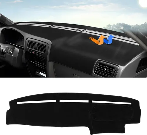 Vista 25 de Autorder - Tapete para salpicadero para 2007-2013 Chevy Chevrolet Silverado/GMC Sierra con dos guanteras, accesorios, cubierta de salpicadero