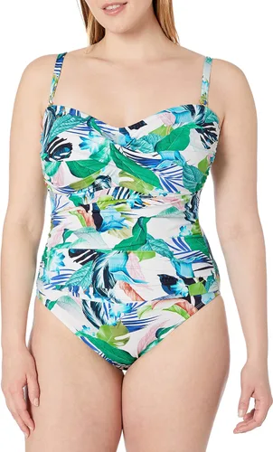 Vista 3 de La Blanca Bañador Bandeau de una pieza para mujer