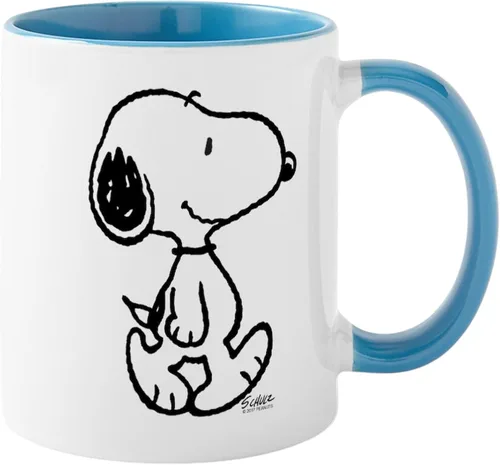 Vista 28 de CafePress Crabby Snoopy - Taza de café de cerámica (11 oz)