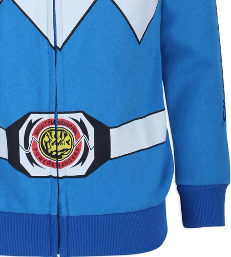 Vista 7 de Hasbro Power Rangers - Sudadera con capucha con cremallera para niños pequeños, azulrojo