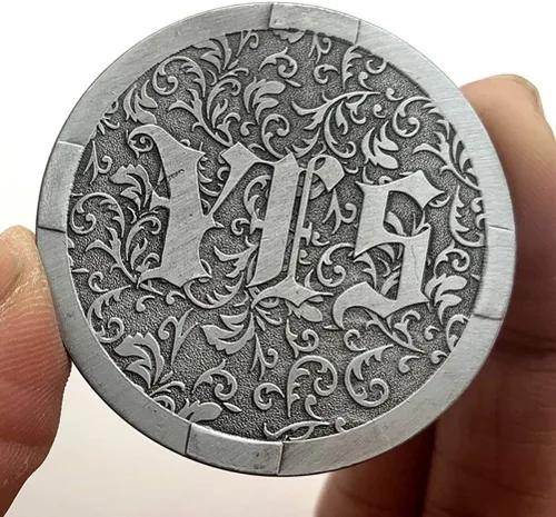 Vista 2 de Glamtune Sí No Challenge Medallón de Monedas Decisiones Maker Moneda Souvenir Collector